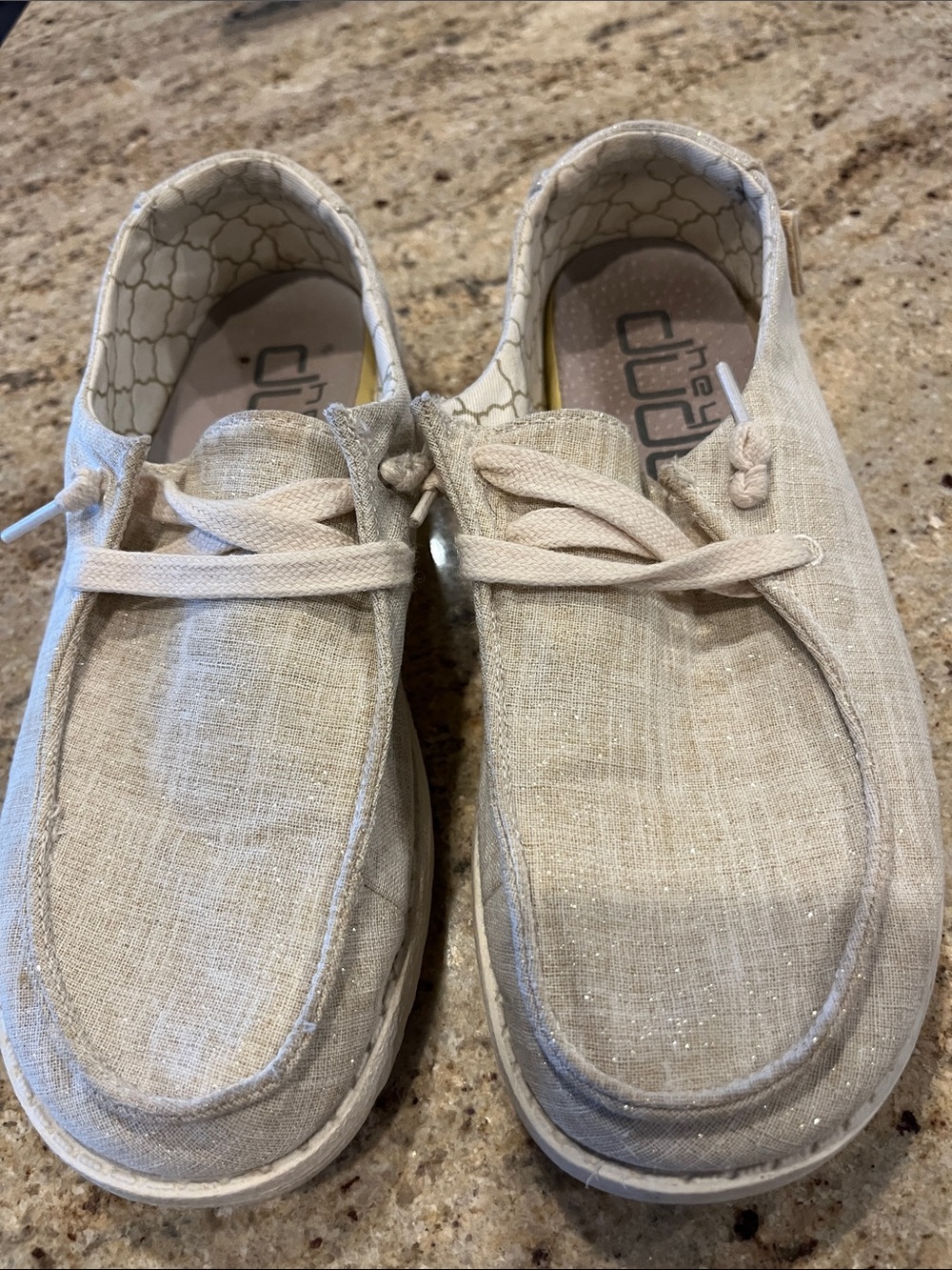 Hey Dude Women's Sparkle Slip-On Sneakers